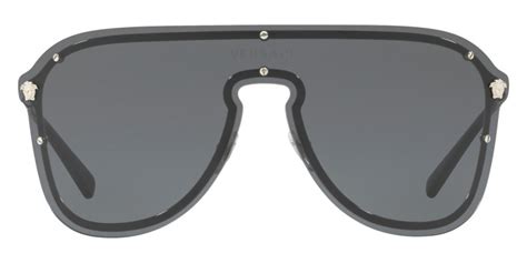 Versace™ VE2180 100087 44 Silver Sunglasses 